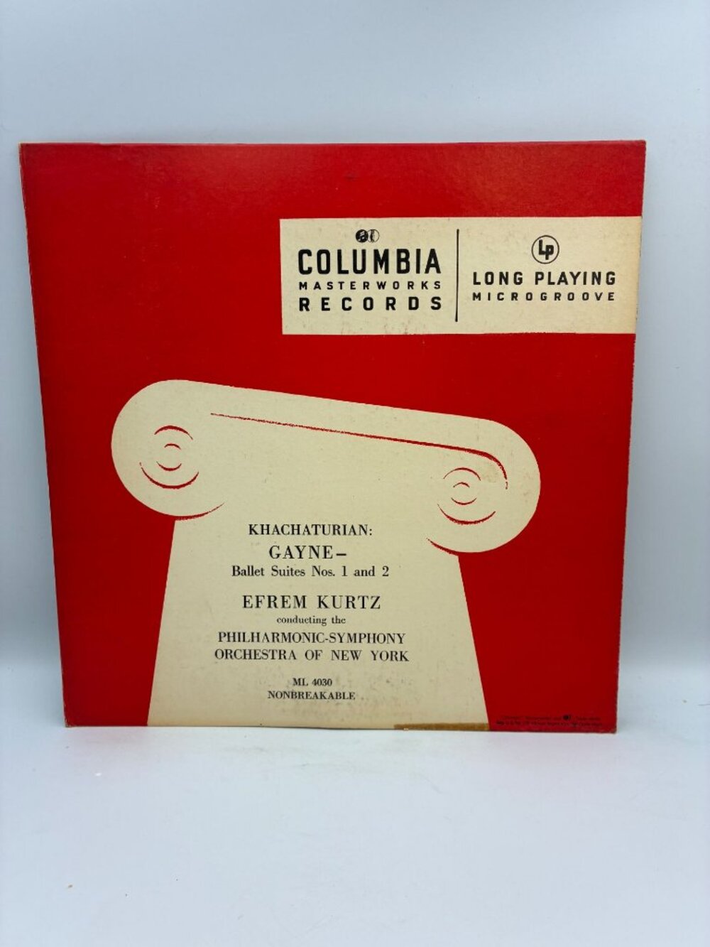 Khachaturian Gayne Ballet Suites No 1 And 2 Efrem Kurtz LP Columbia 33RPM